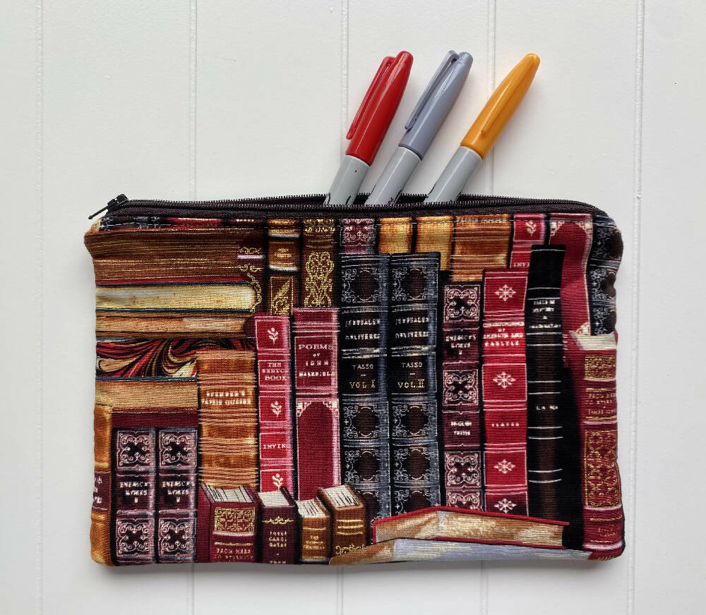 Antique books pencil case