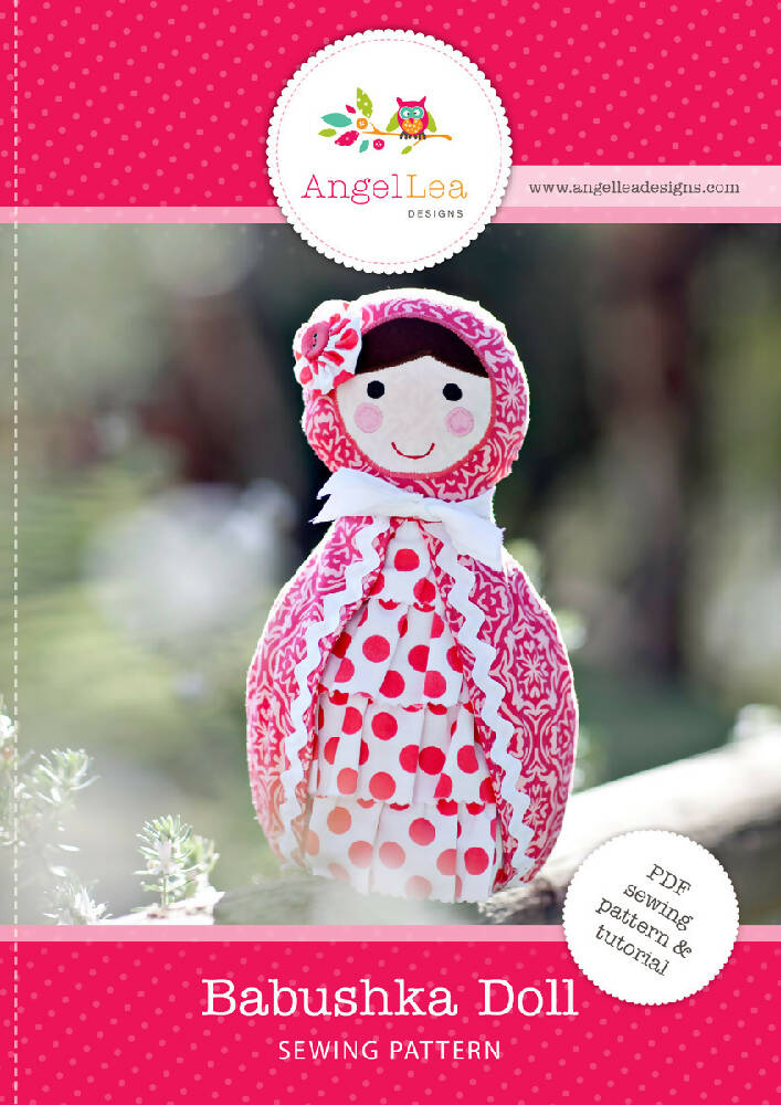 Babushka Doll Pattern HARD COPY Paper Sewing Pattern