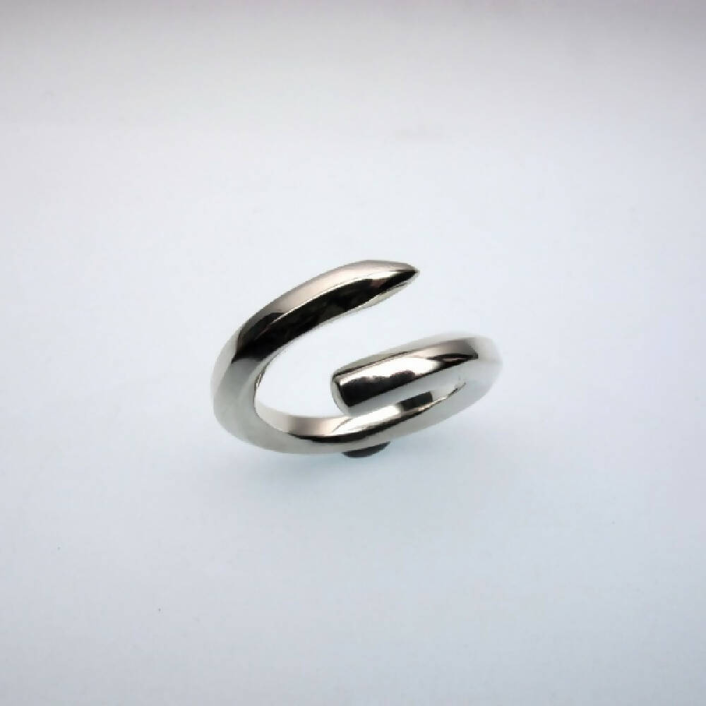 Sterling silver pencil ring 4