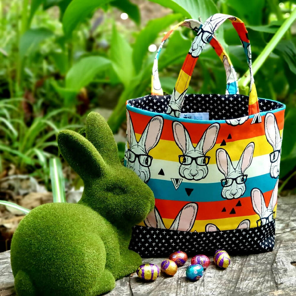 Tote, Bunny, Easter Egg Hunt Bag