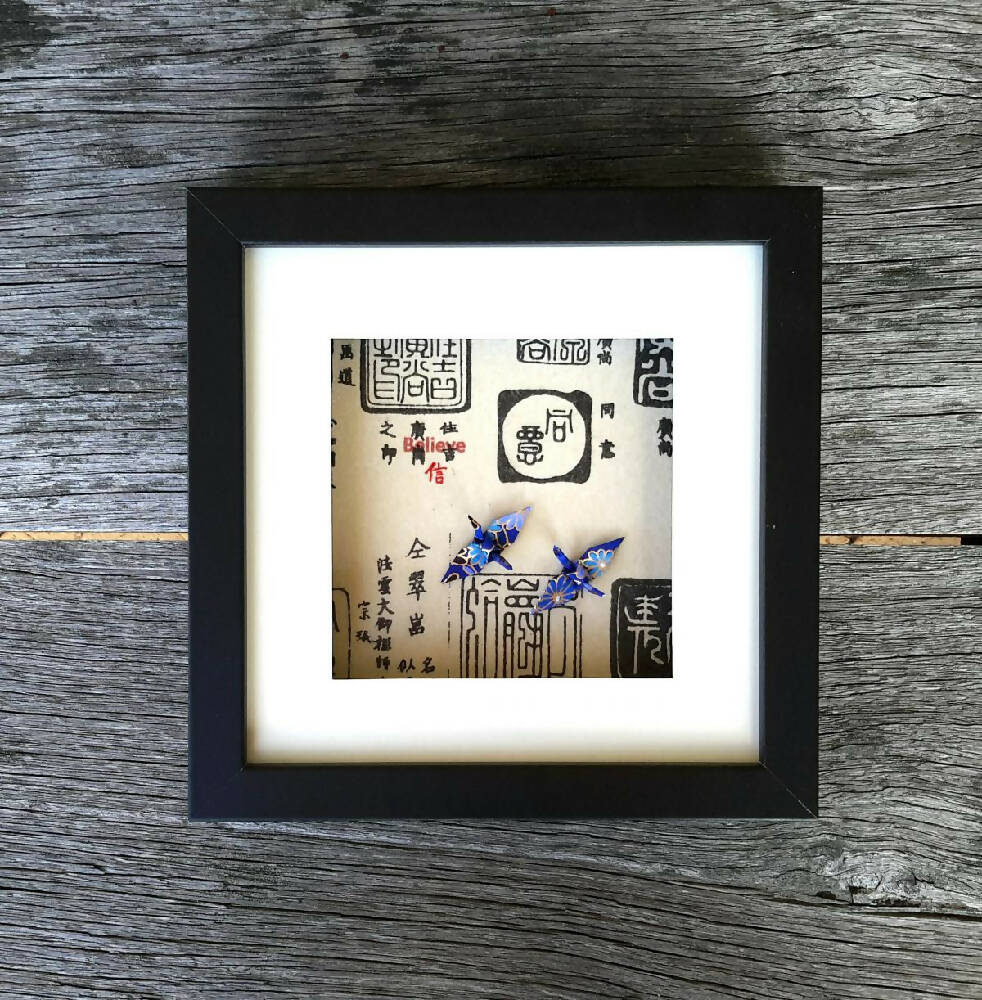 framed art believe2 - marion nelson art