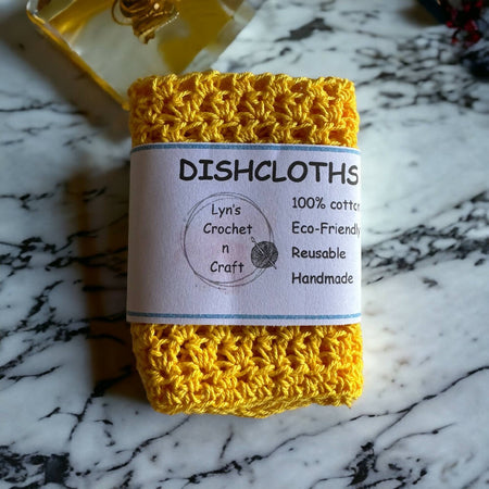 Reusable Cotton Crocheted Dish cloths / Cleaning cloths
