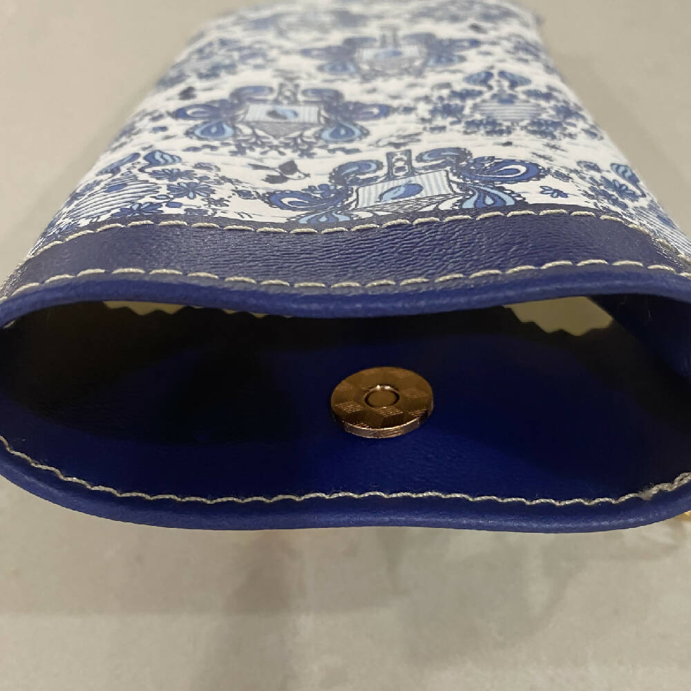 Glasses Case / Pouch featuring exclusive chintz birdhouse floral Print #5