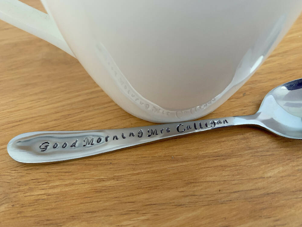 Custom Good Morning Teacher Spoon Best Teacher