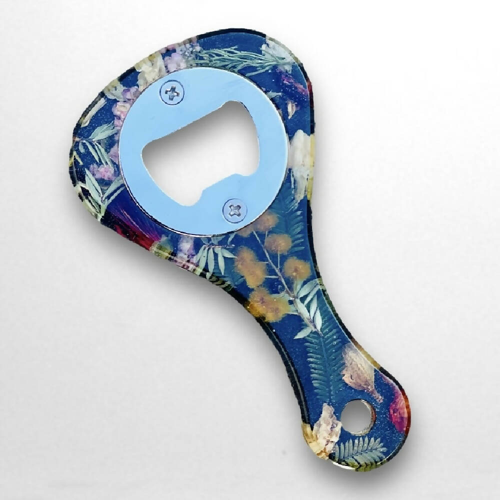 Resin Bottle Opener featuring Australian Native Flowers