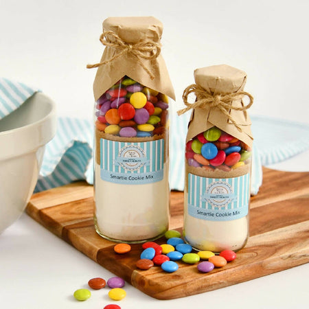 Cookie Mix in a Bottle Gift - SMARTIE. Fun, easy-to-bake cookies.