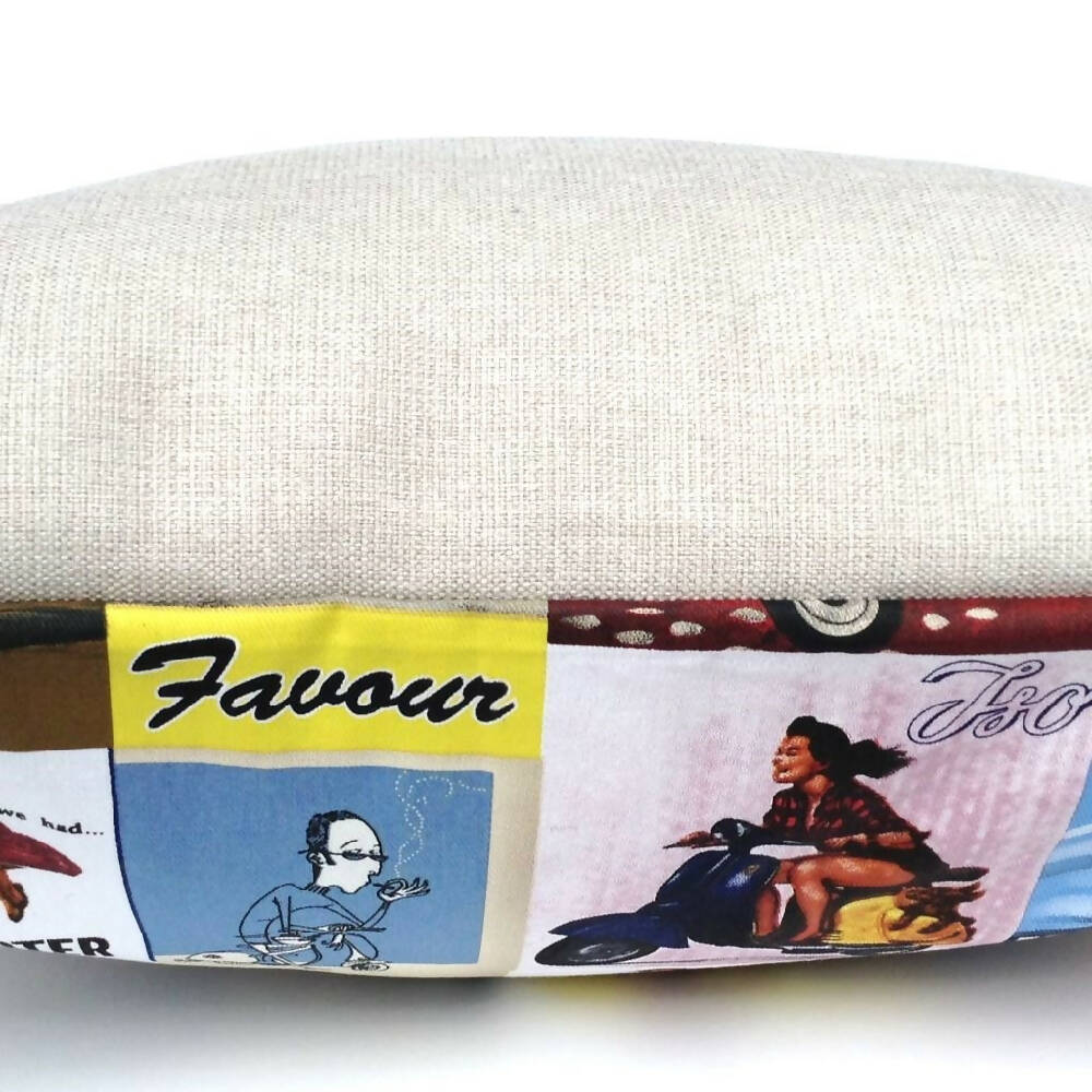 Mid Century Style Cushion Covers-Modern Home Decor-Gift for Traveler 45x45cm