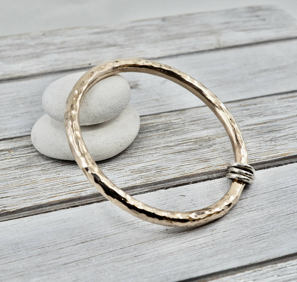 Heavy Bronze Bangle | Bronze Bangle | Handmade Bronze Jewellery | Bronze Anniversary Gift | Chunky Bronze Jewellery