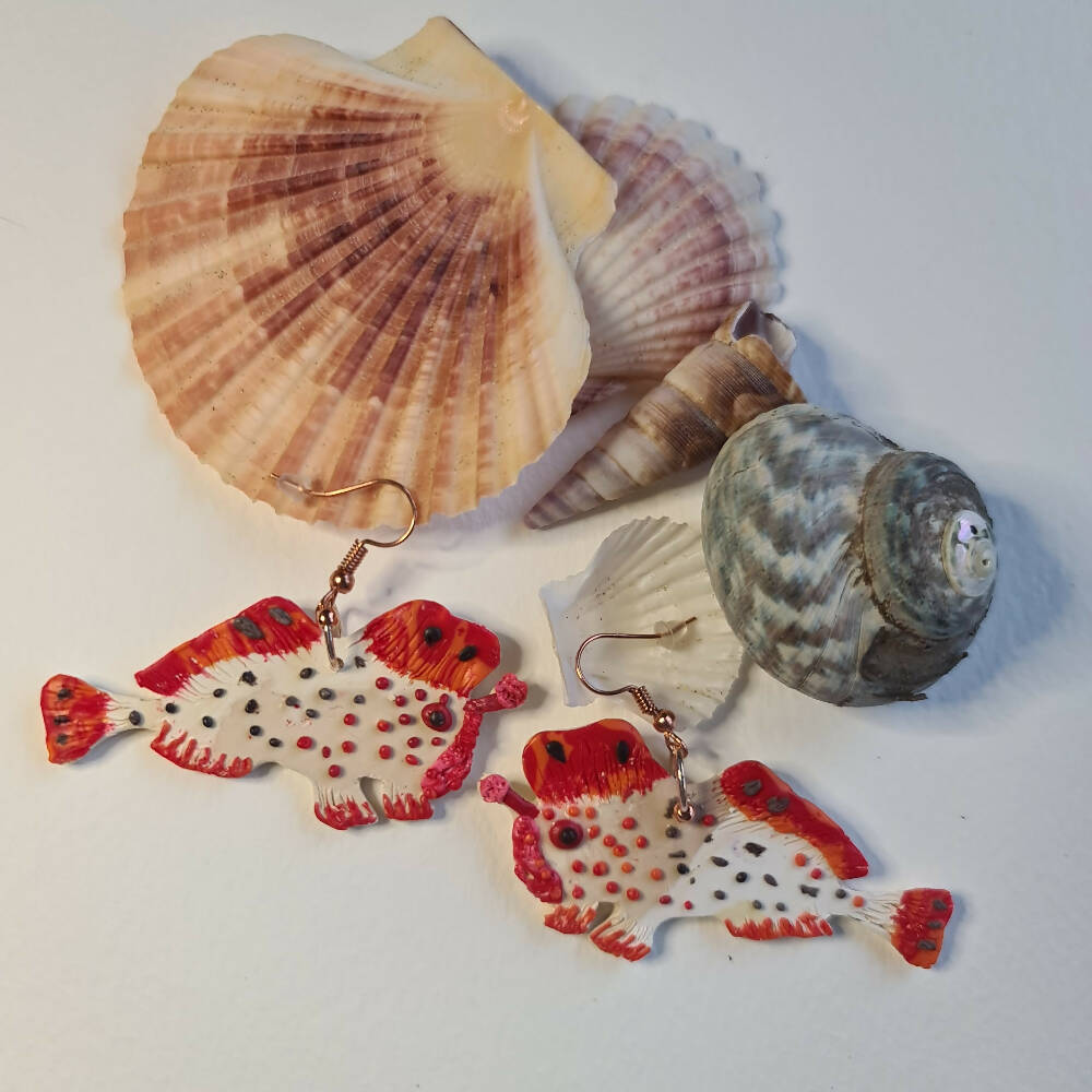 Harry Handfish Dangle Earrings (choose from 2 variations)