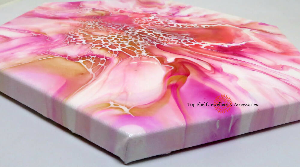 'Pink Bloom ' Original Acrylic Art Painting