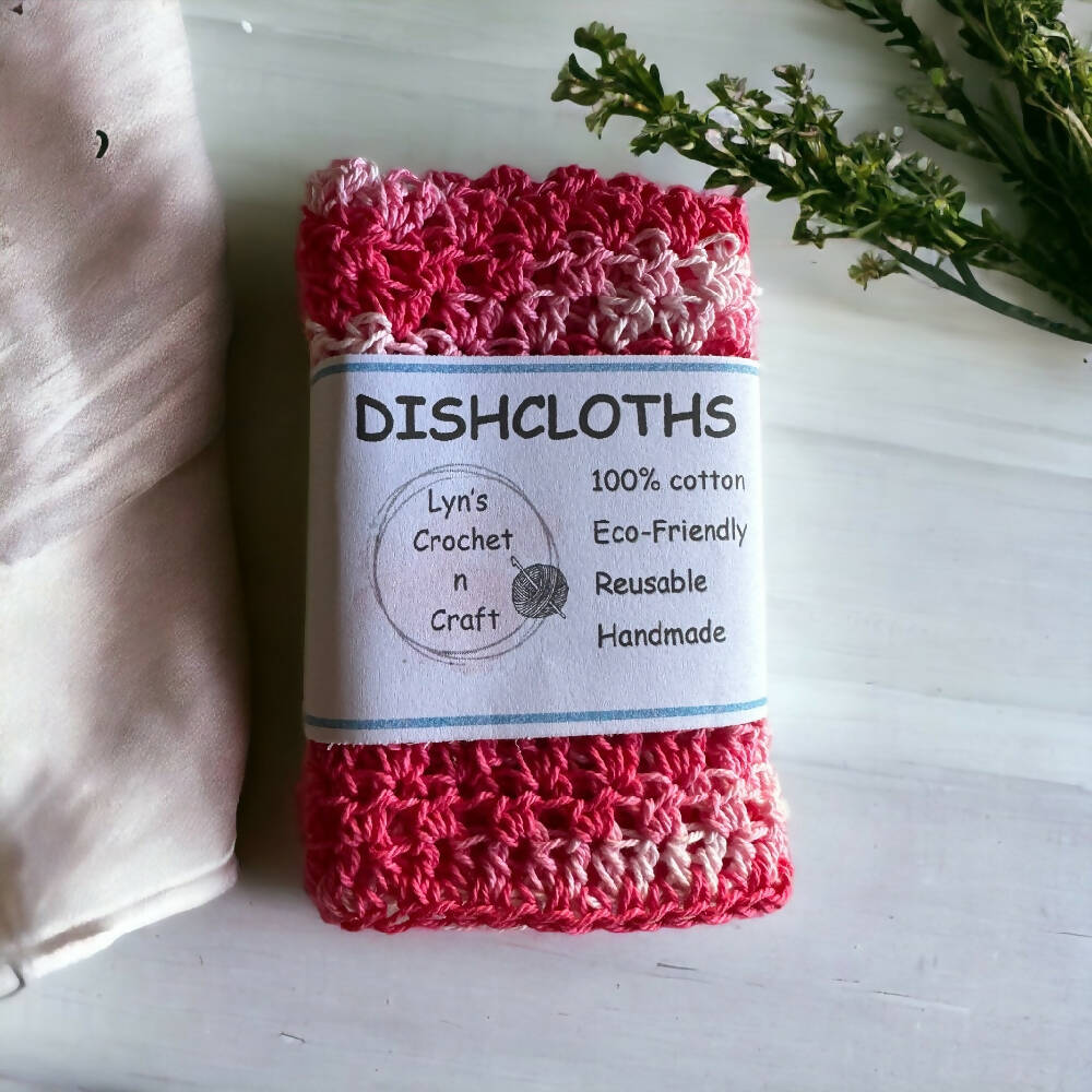crocheted dishcloth