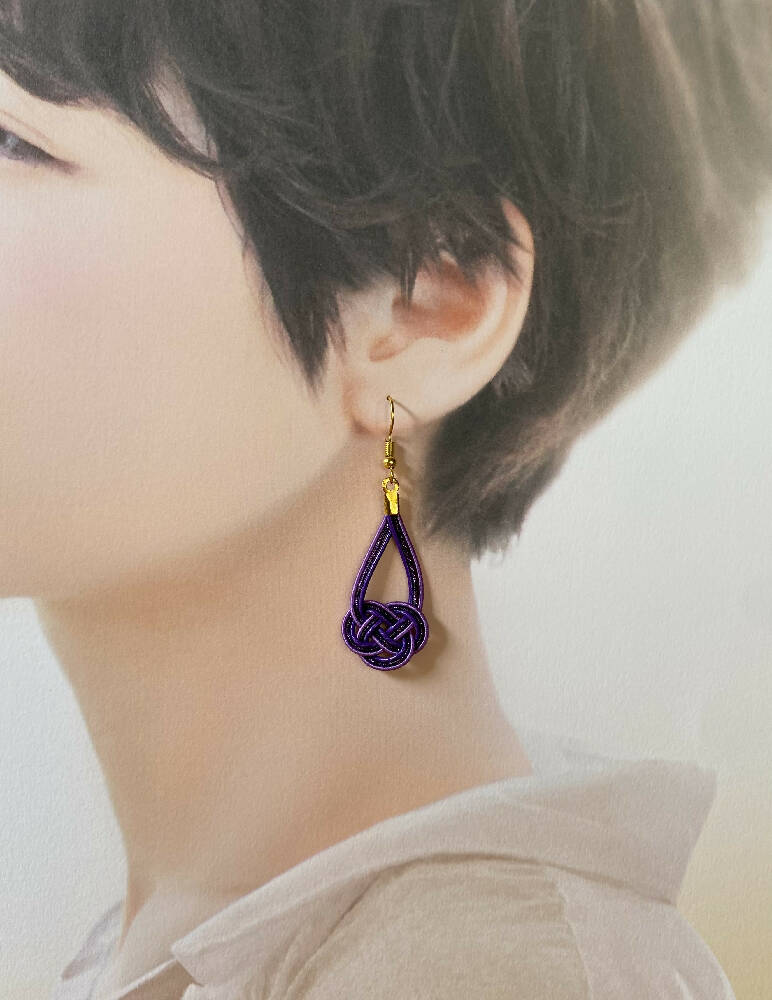 Mizuhiki earrings (big)