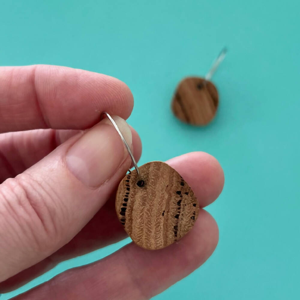 Stylish & Sustainable Wooden Earrings