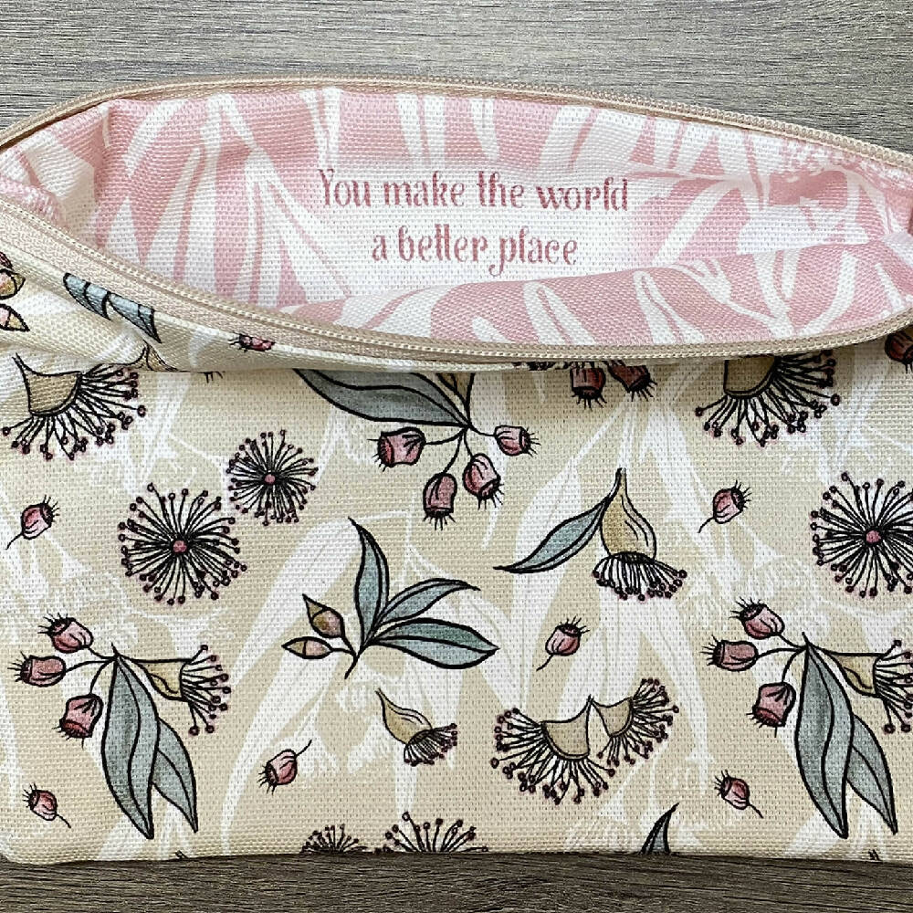 zp-001-Australian-Gum-Blossom-Zipper-Pouch-H