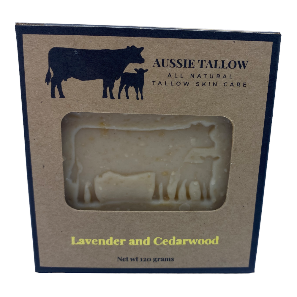 RAW MILK + TALLOW Soap Bar, Raw Cow Milk, Grass Fed Tallow, Old Fashioned