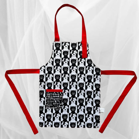 Apron ... Children's Reversible … Dogs & Cats .. 4-5 years