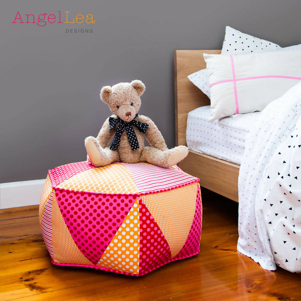 Floor Cushion Chair Cushion Pattern Sewing FULL SIZE Instant