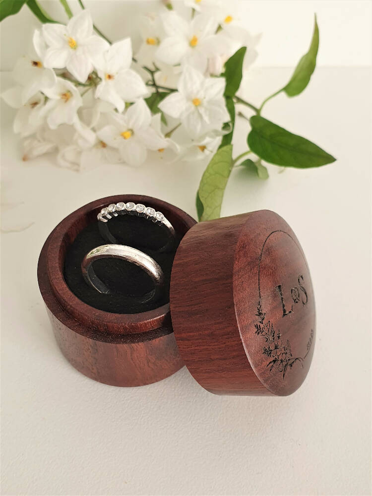 Custom Ring Box, Proposal Ring Box, Engagement Ring box, Wedding Ring Box, Rustic Ring Box, Made in Australia, Secret Ring Box
