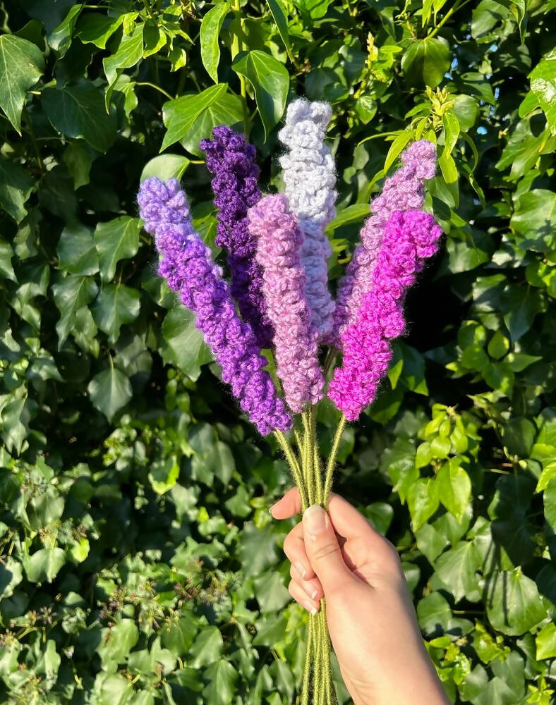 Crochet Lavender Flowers