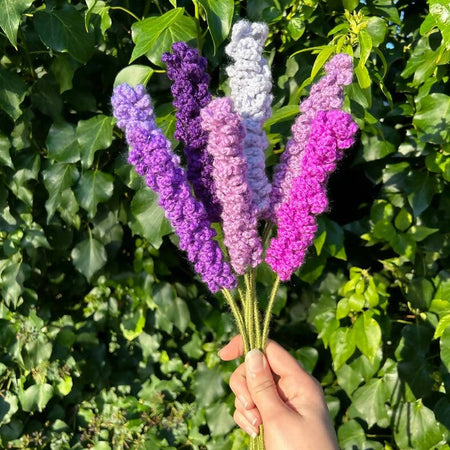 Crochet Lavender Flowers