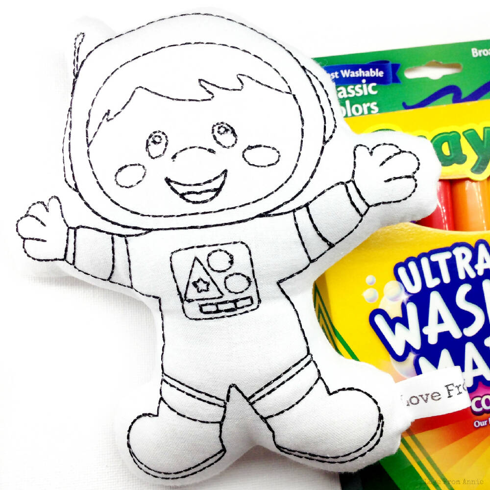 Colour In Astronaut and UFO