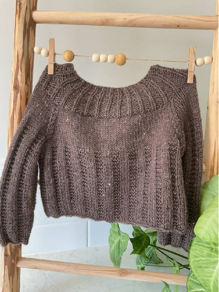 Cardigan in Brown, Size 12-18 months