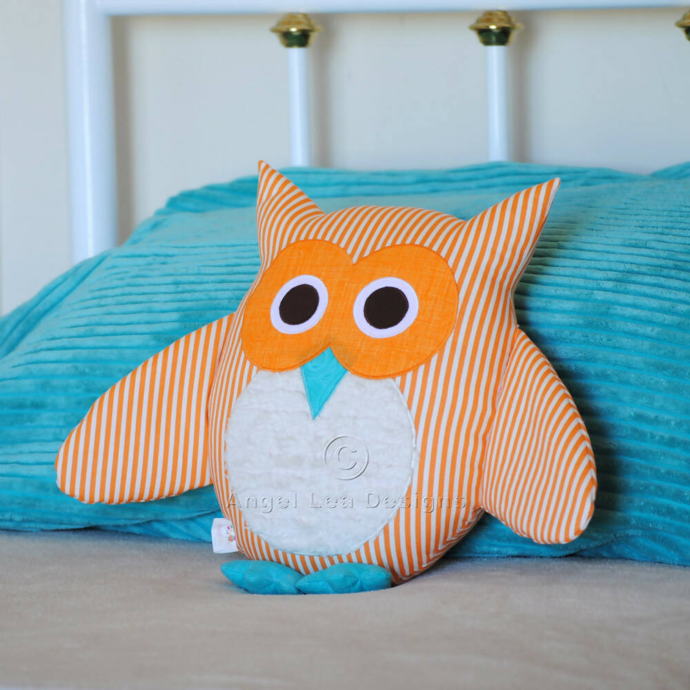 Owl Sewing Pattern HARD COPY Owl Softie Pattern Stuffed Animal