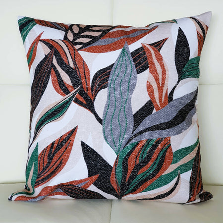 ABSTRACT PALM LEAF Cushion Covers - Standard 45cm x 45cm