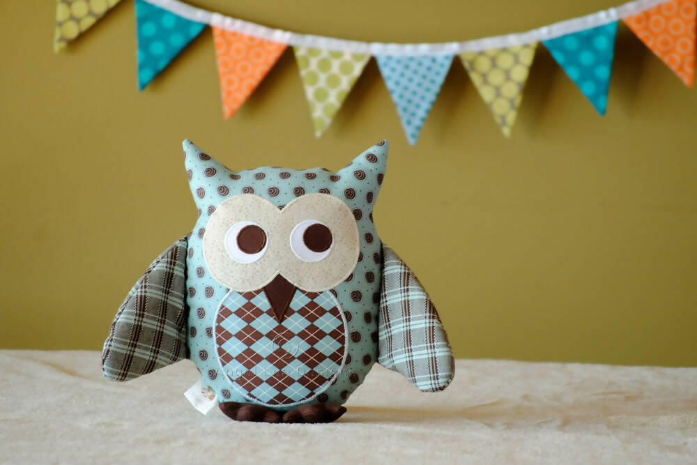 Owl Soft Toy PDF Sewing Pattern