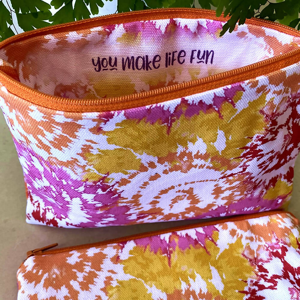 zp-010-Tie-Dye-Orange-Yellow-Zipper-Pouch-A2
