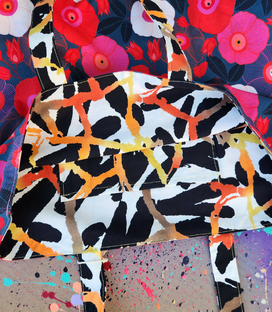 Wild Rosella by Jocelyn Proust Large Tote Bag