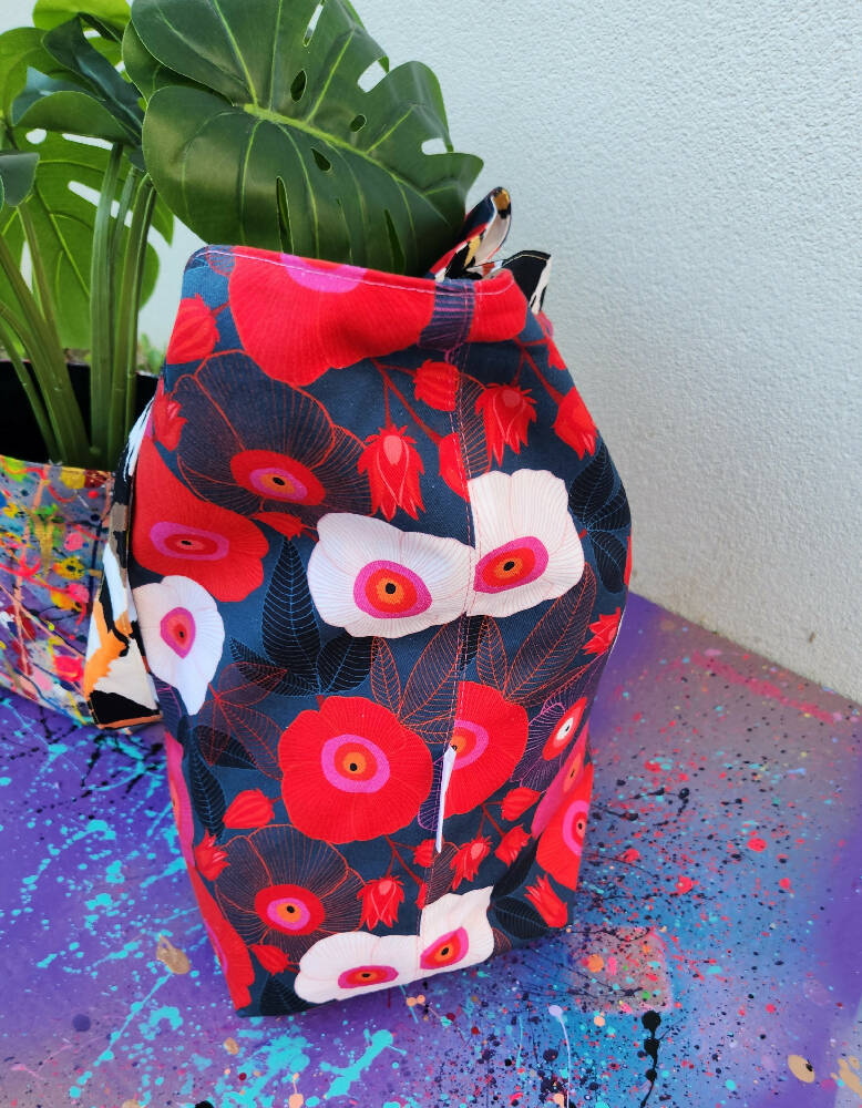 Wild Rosella by Jocelyn Proust Large Tote Bag