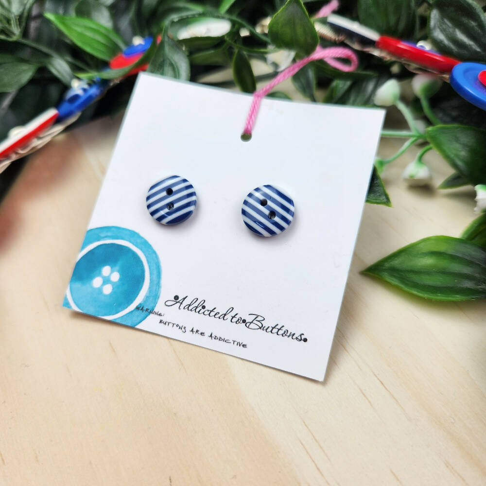 Button Necklace Sailor Blueburd A2B (2)