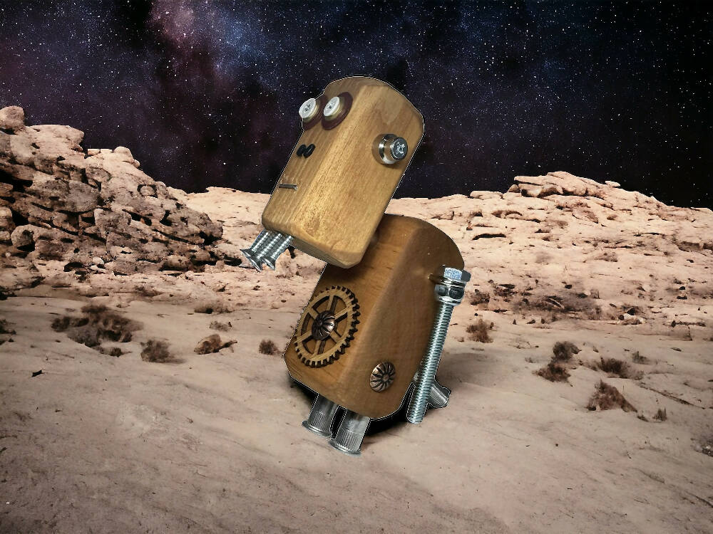 Phineas - Wooden Steampunk Robot