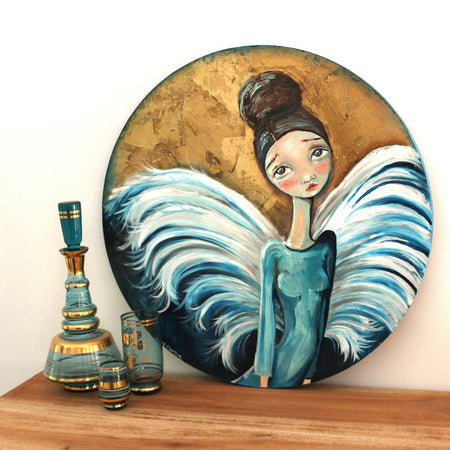 Fly Away, wall art, painting , wings