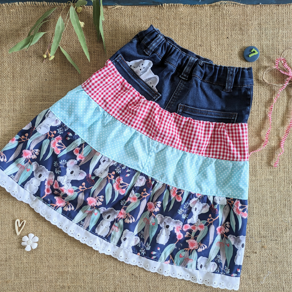 Size 7 koala & gingham