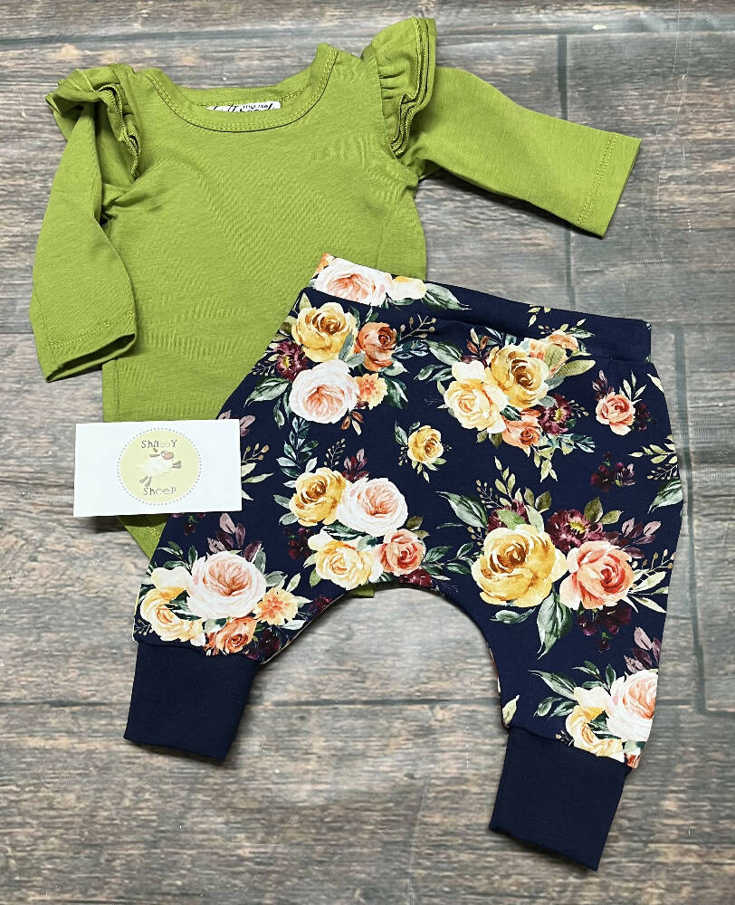 Romper and Harem Pants set