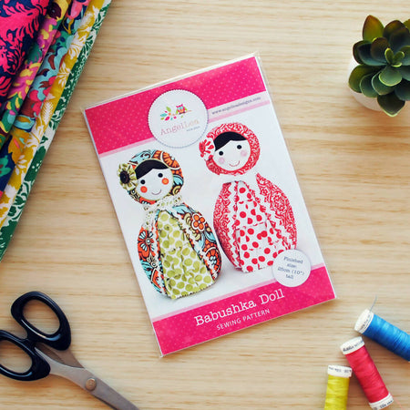 Babushka Doll Pattern HARD COPY Paper Sewing Pattern