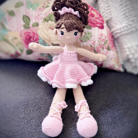 Crochet Ballerina Doll Plushie