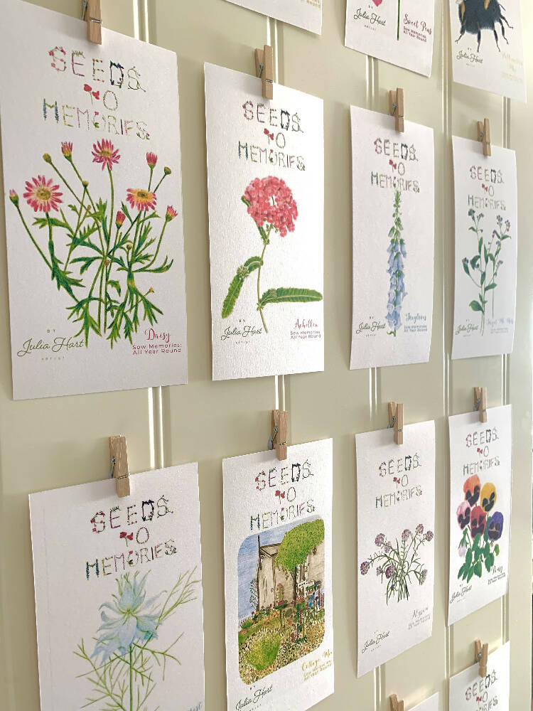 Seed Packet Art Cards