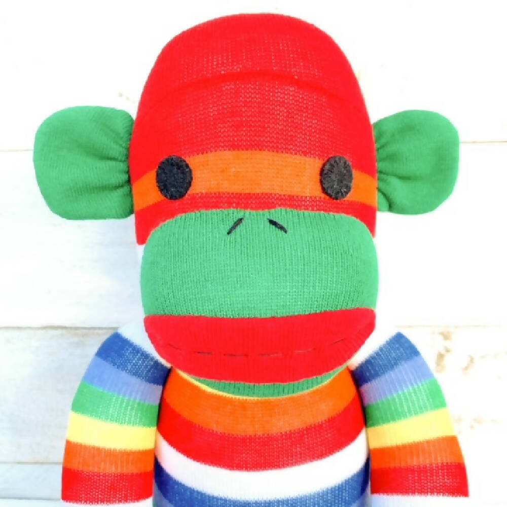Wesley the Sock Monkey - MADE TO ORDER soft toy
