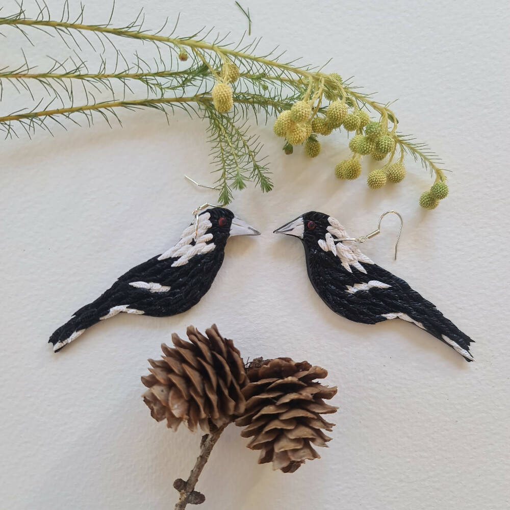Monty Magpie Dangle Earrings