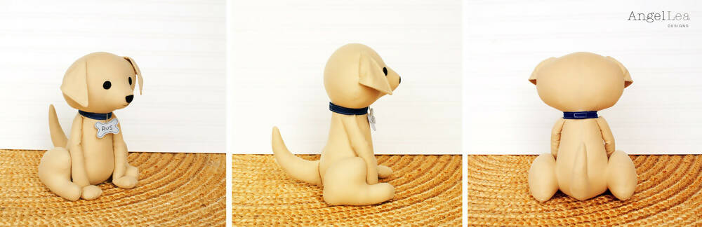 Dog Stuffed Animal PDF Sewing Pattern