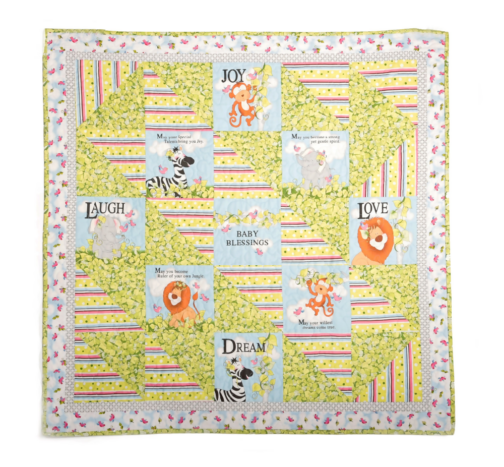 handmade quilt Australia baby gift - Baby Blessings
