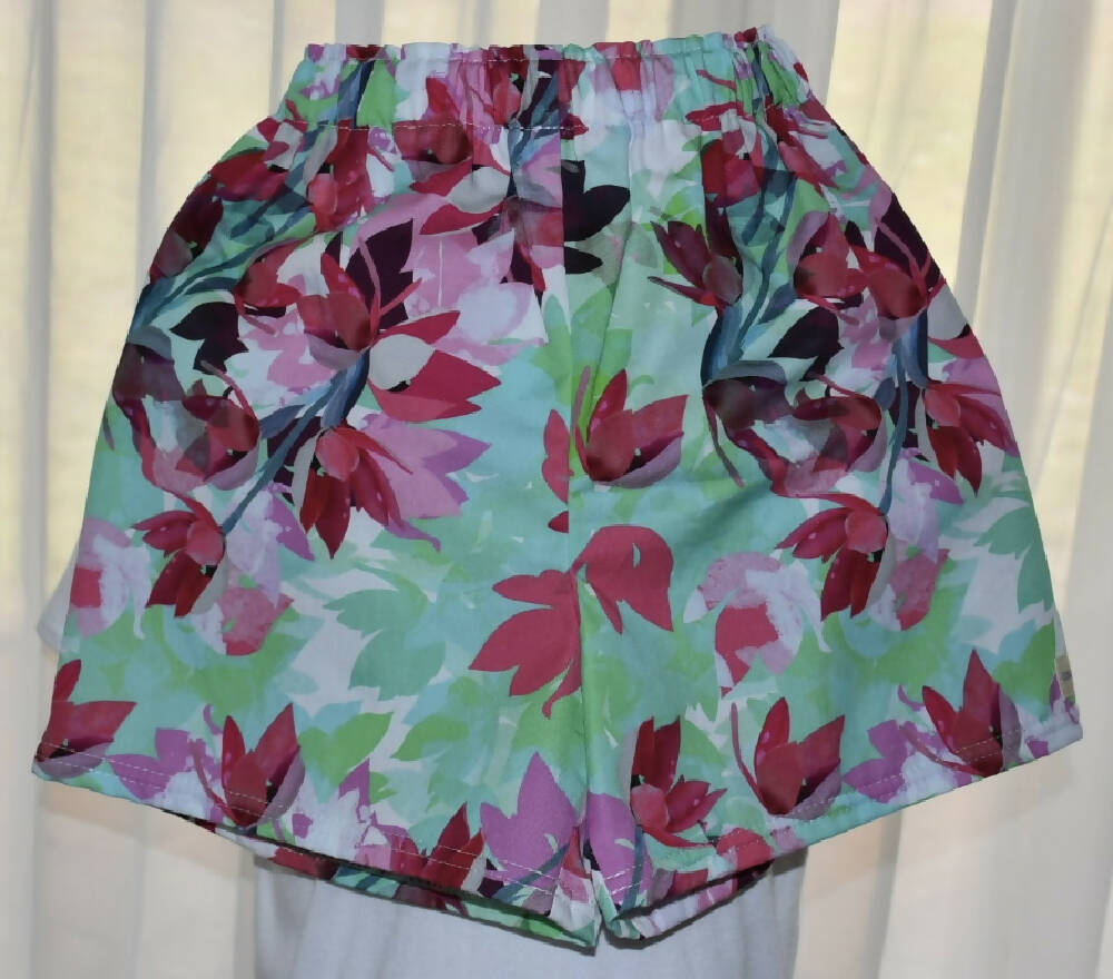 Cotton shorts, size 4, exclusive design fabric print