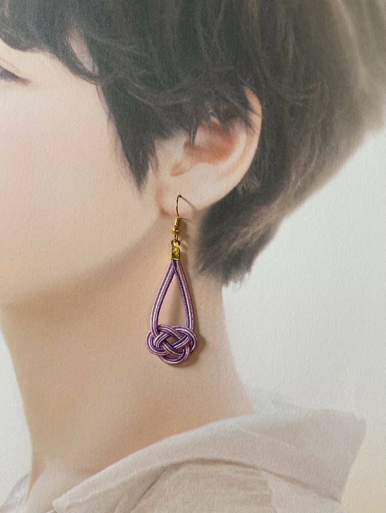 Mizuhiki earrings (big)