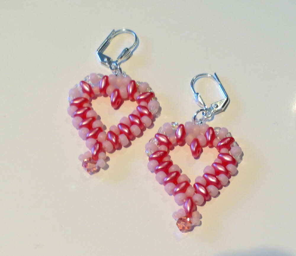 Pretty in Pink Sweetheart Earrings