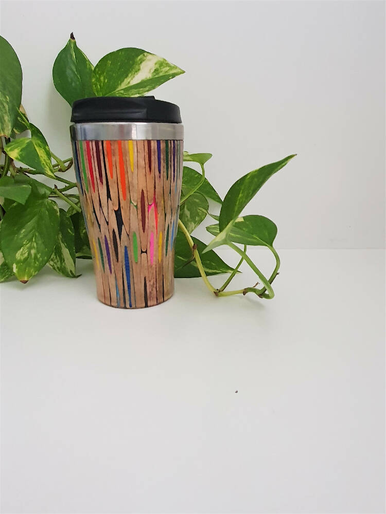 Coffee Cup with Lid, Travel Cup ,Thank you gift, Handmade Wooden Coffee Travel Cup, Keep Cup, Wooden, Reusable Cup, Eco Cup, Cup, Coffee Cup