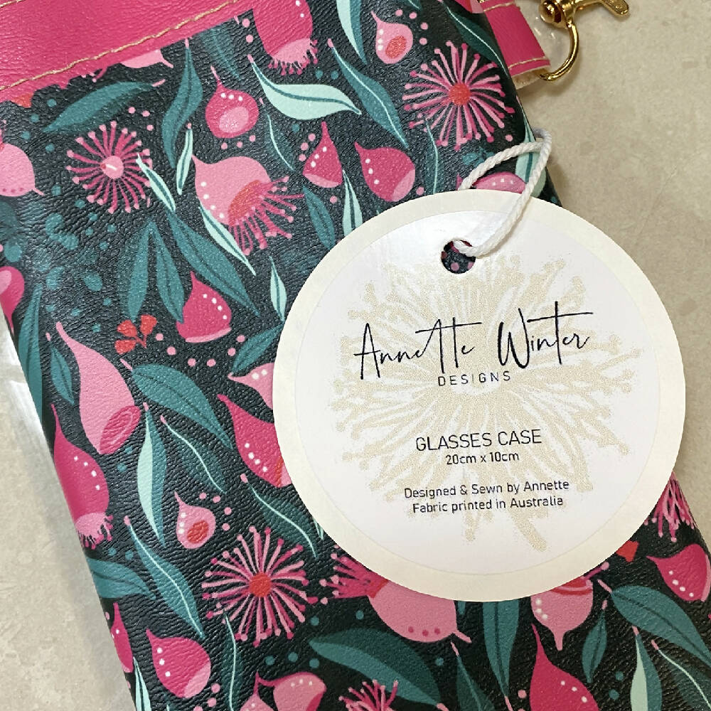 Glasses Case / Pouch featuring exclusive Australian Flowering Gum Floral Print #2