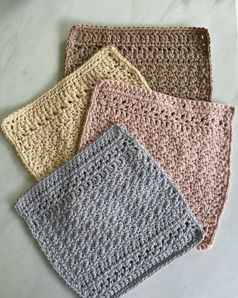 100% Cotton Wipeout Washcloth - Face, Body & Home